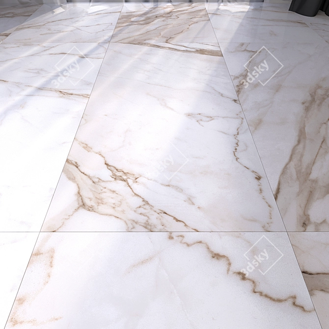 Luxurious Marble Floor 265: HD Textures for Exquisite Interiors 3D model image 1