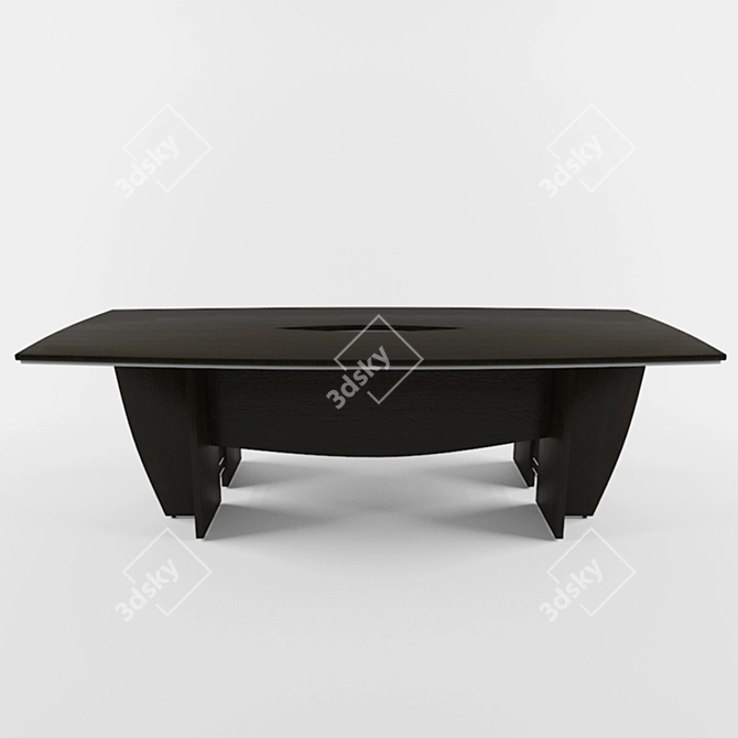 Office Conference Table - 2500*1100*750 3D model image 2