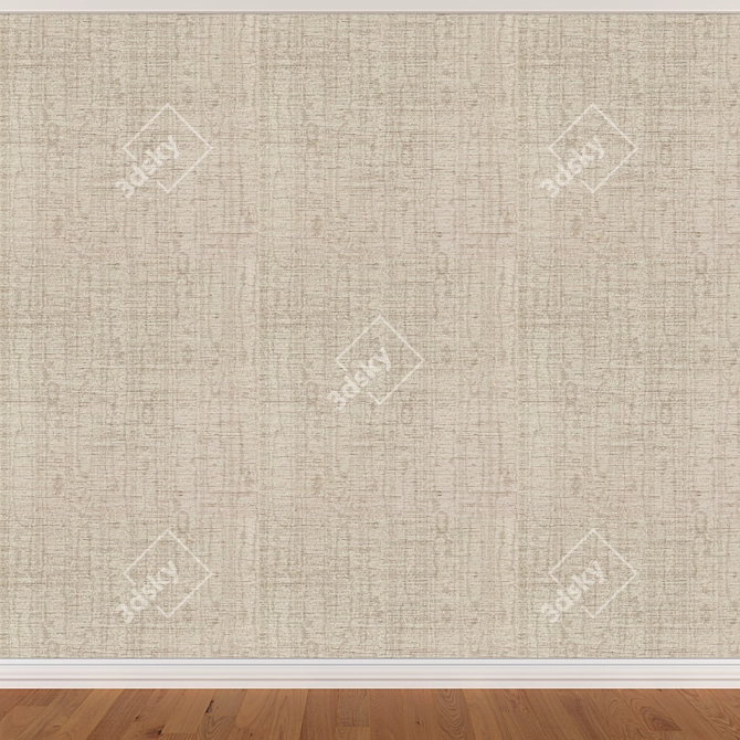 Seamless Wallpaper Collection: Set of 3 Textures 3D model image 3