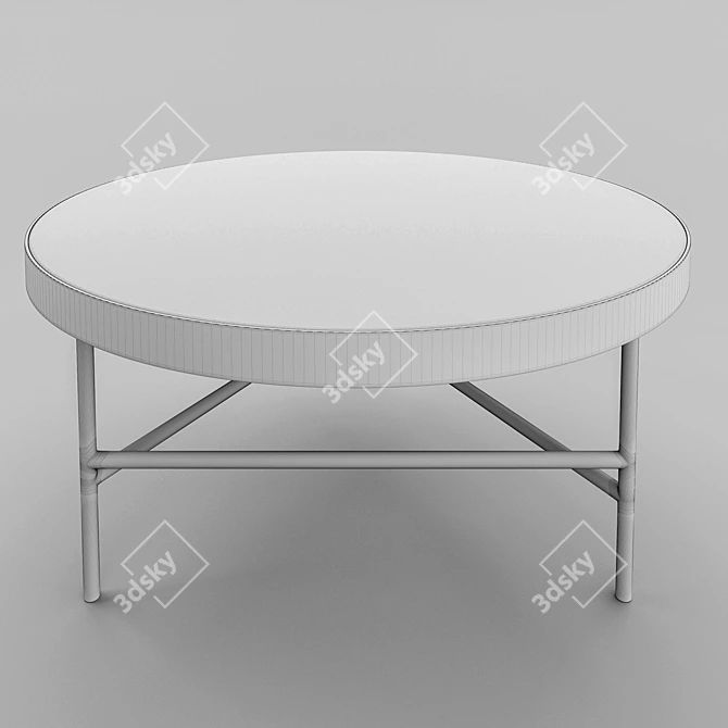 Luxurious Marble Table - Spacious 3D model image 2