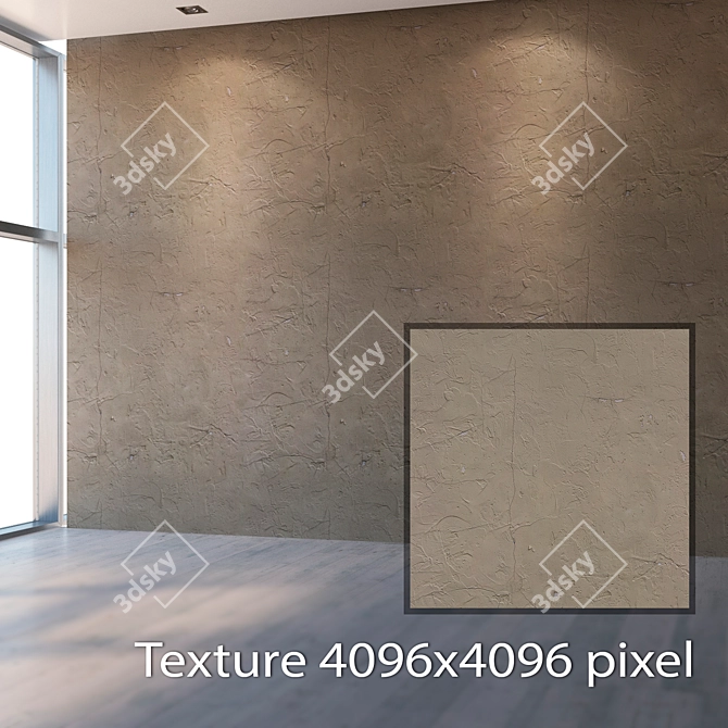 Seamless Plaster Texture | High Resolution & Detail 3D model image 2