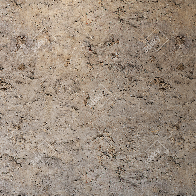 Seamless Plaster Texture - High Resolution 3D model image 3