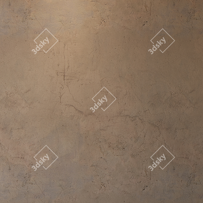 Seamless Plaster Texture: High Resolution & Detail 3D model image 3