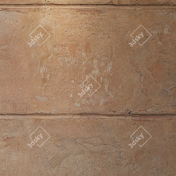 Title: Seamless High-Resolution Plaster Texture 3D model image 3