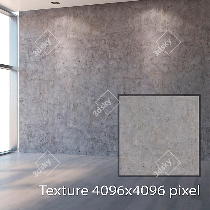 Seamless Plaster Texture | High Resolution & Detail 3D model image 2