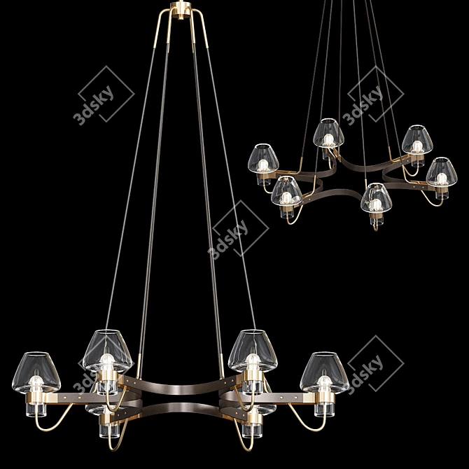 Sleek De_Sousa Lighting Fixture 3D model image 1