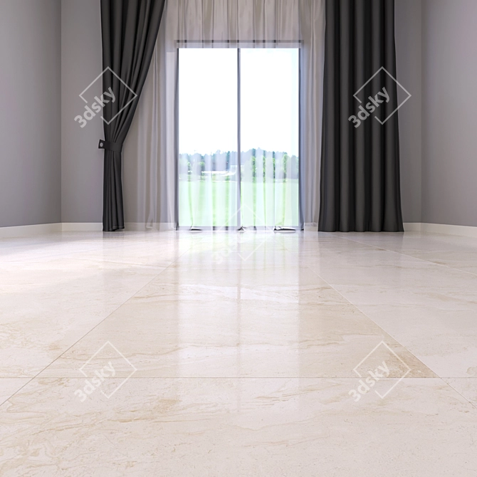 Elegant Marble Floor Collection 3D model image 2