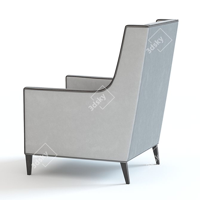 Elegant Christo Armchair: Exquisite Design & Supreme Comfort 3D model image 3