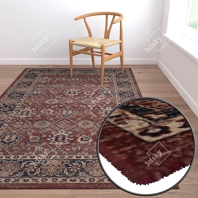 Luxury Carpet Set 17 3D model image 2