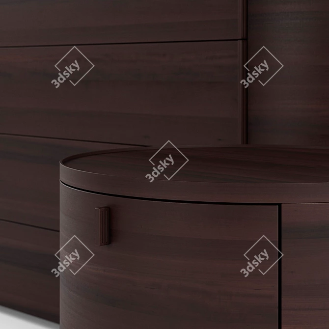 Poliform ONDA: Stylish Italian Bedroom Furniture 3D model image 2