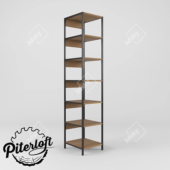 Newport Loft Shelving 3D model image 2