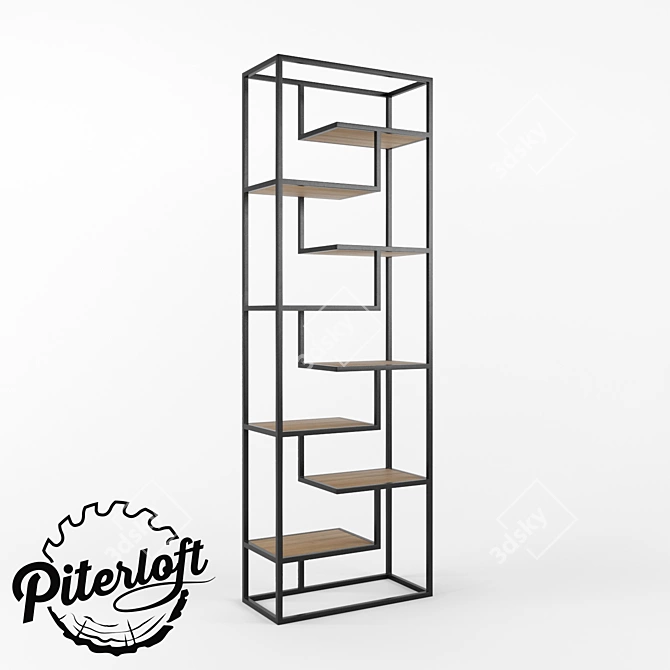 Title: Urban Onyx Shelving 3D model image 1