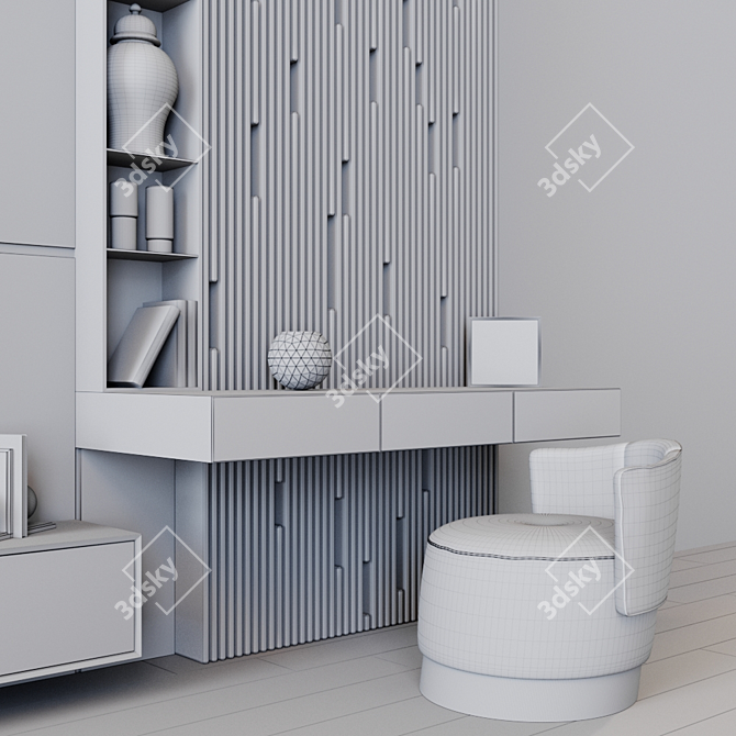 Modern TV Set 81 - Sleek Design 3D model image 3