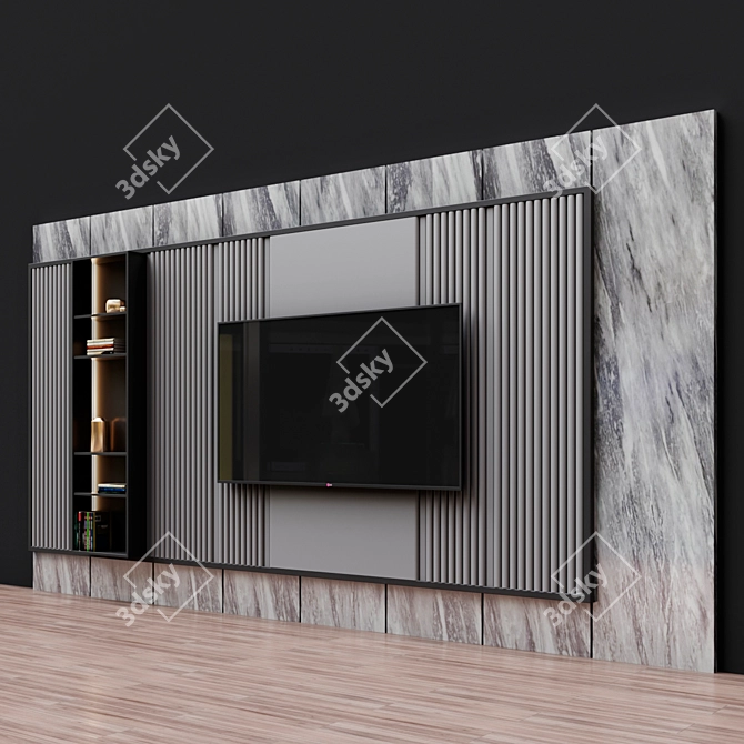 Sleek Zone 38 TV 3D model image 2