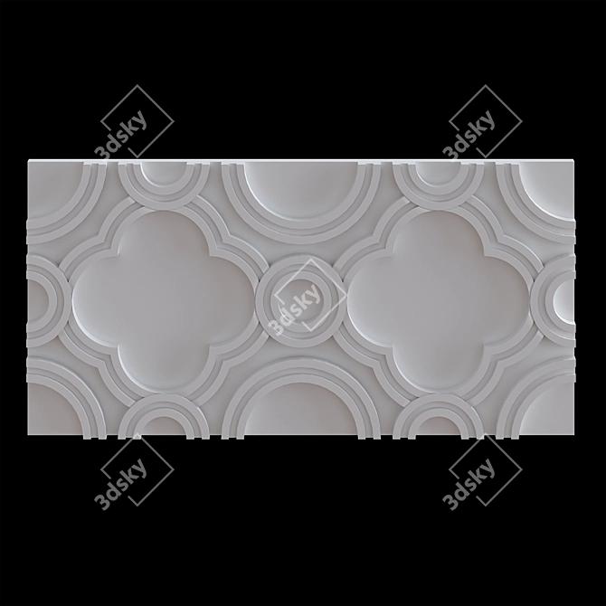 Samanid Alabaster Panels: 300x600x20mm 3D model image 1