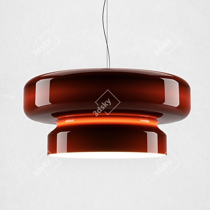 Elegant Bohemian Marsset Pendant 3D model image 1