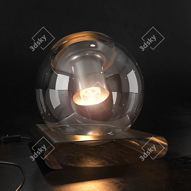 Sleek and Timeless: Oluce Globe 228 3D model image 1