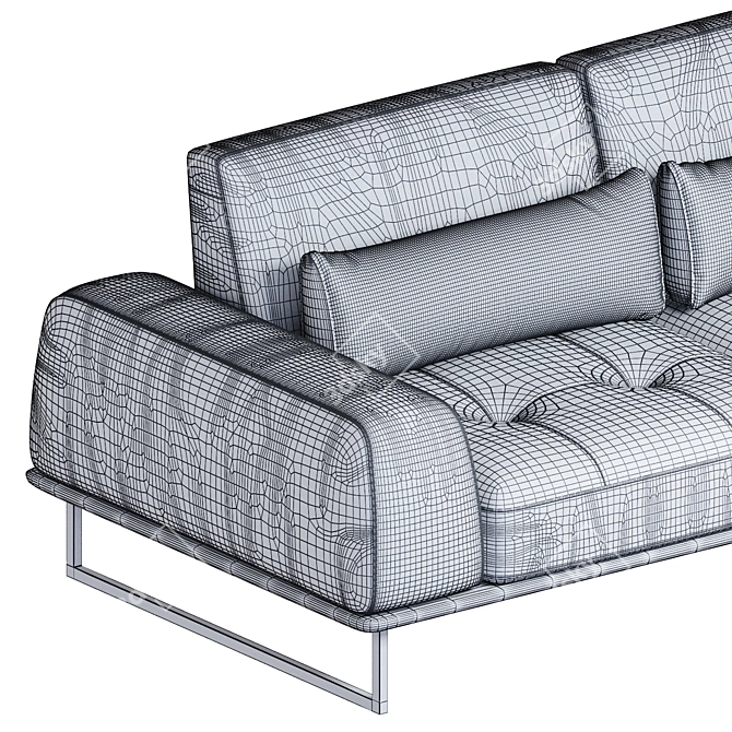 Maxdivani Omer: Modern Style Sofa 3D model image 3
