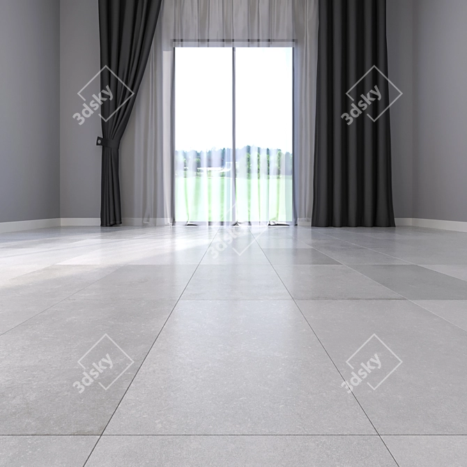 Luxury Marble Floor 277: HD Textures & Multiple Materials 3D model image 2