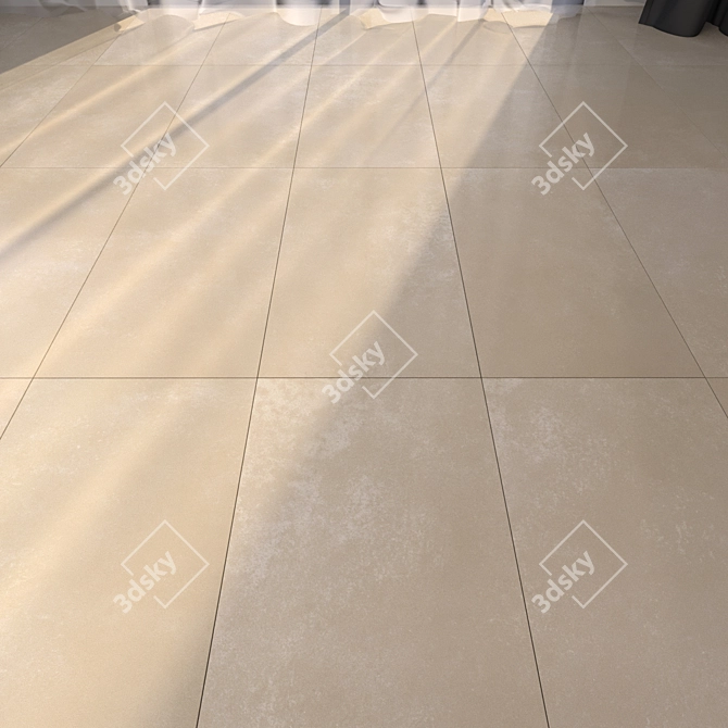 Luxury Marble Floor Tiles 3D model image 1