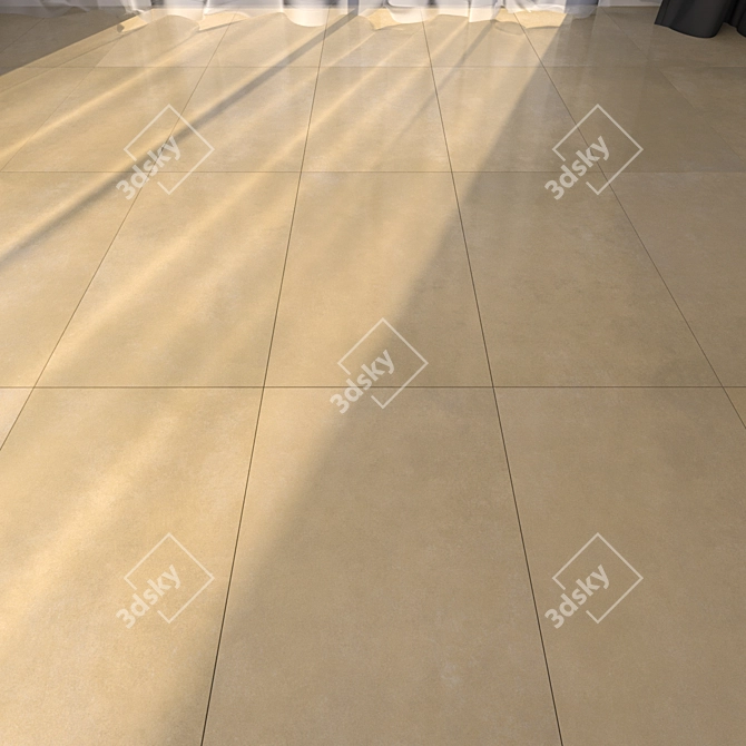 Premium Marble Floor Tiles 3D model image 1