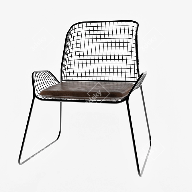 Modern Ergonomic Chair 3D model image 2