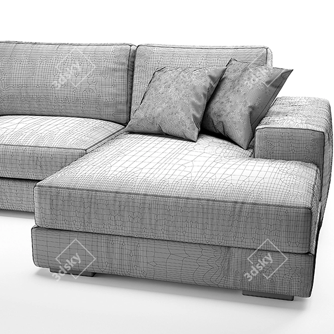 Modern Albertasalotti Broadway Sofa 3D model image 3