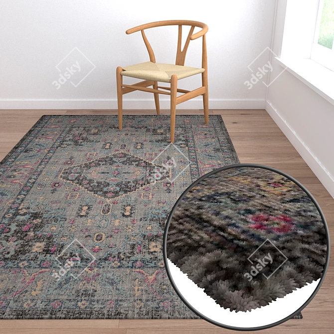 Title: Luxury Carpet Set 3D model image 2