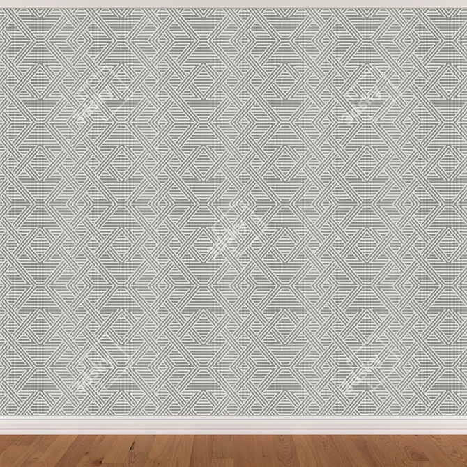 Seamless Wallpaper Set: Seth 351 (3 Colors) 3D model image 3