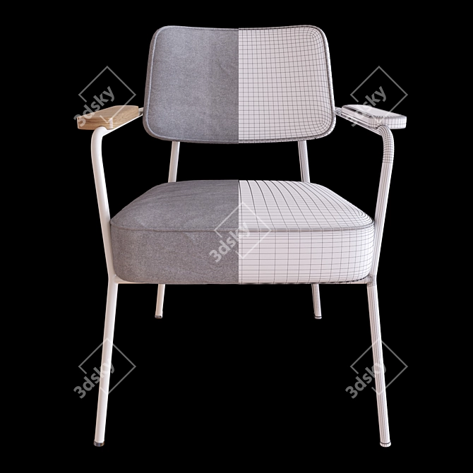 Vitra Direction Chair 3D model image 3