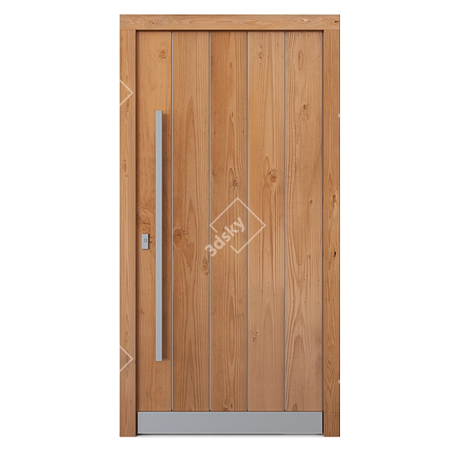  German-Made Lunga Door: High-Quality & Stylish 3D model image 1