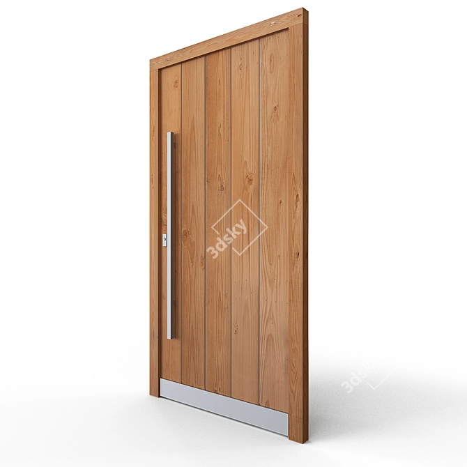  German-Made Lunga Door: High-Quality & Stylish 3D model image 2