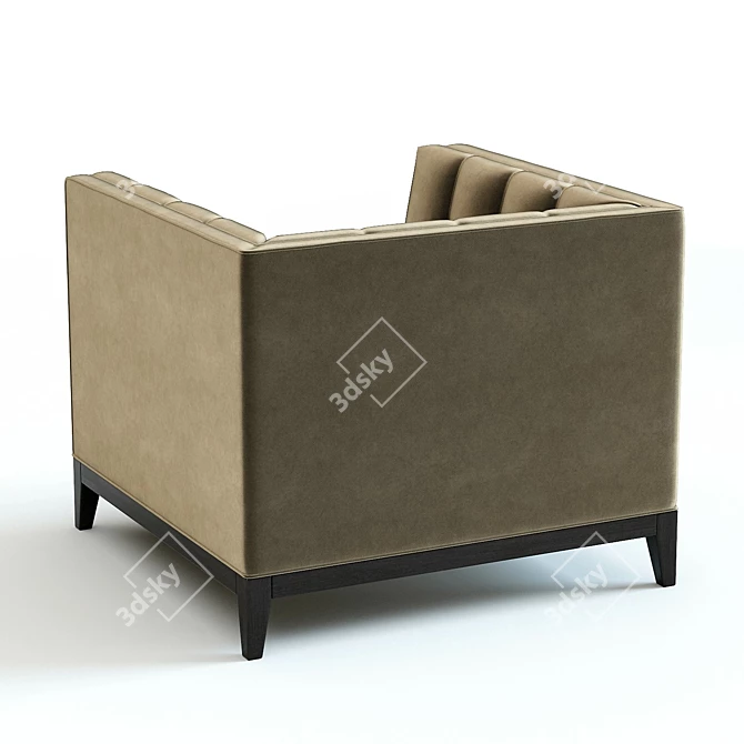 Luxury Alexander Armchair: Premium 3D Model 3D model image 3