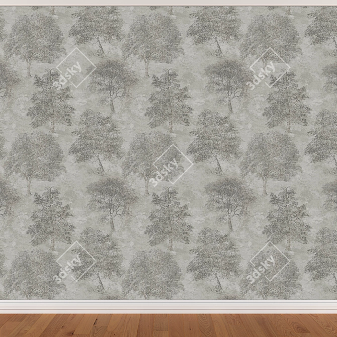 Seamless Wallpaper Set: Seth 360 (3 Colors) 3D model image 2