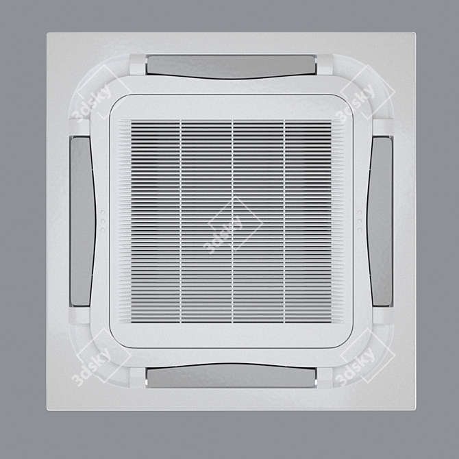 Coolaire Cassette AC: Efficient Cooling for Any Space 3D model image 2