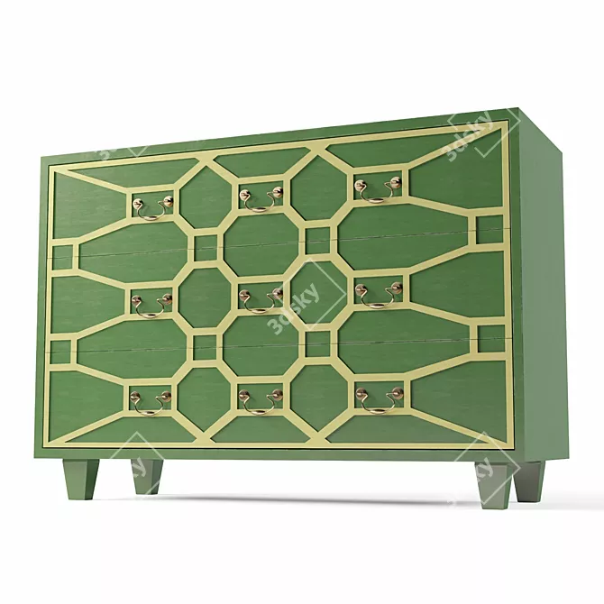 Jardiniere Emerald Chest 3D model image 1