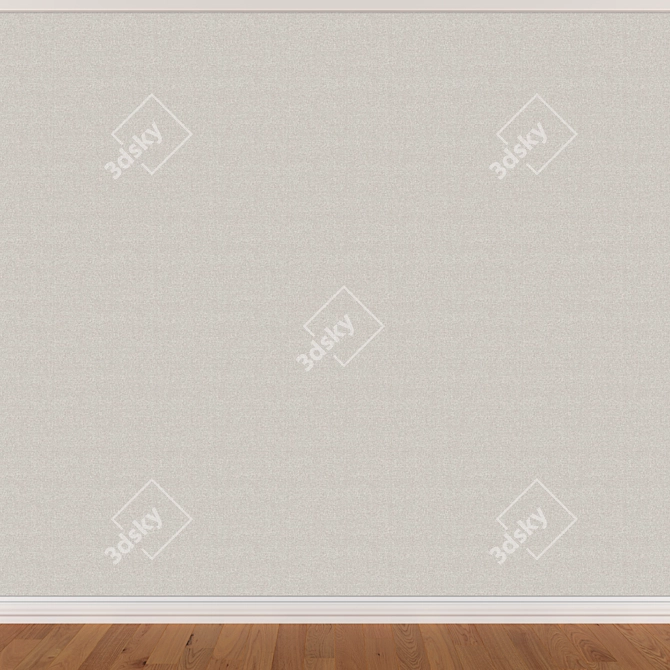 Seamless Wallpaper Set - 3 Colors 3D model image 3