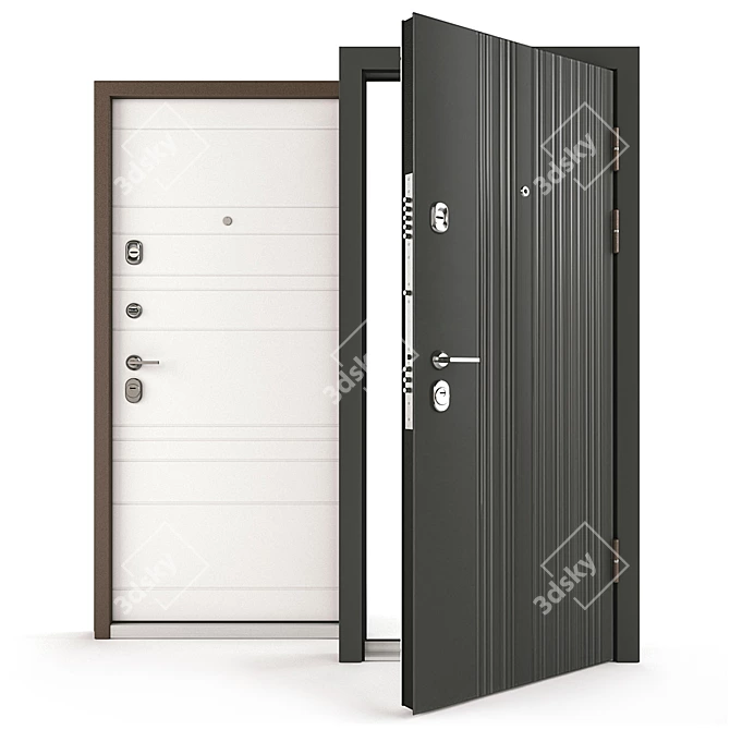 Torex Ultimatum Steel Door 3D model image 1