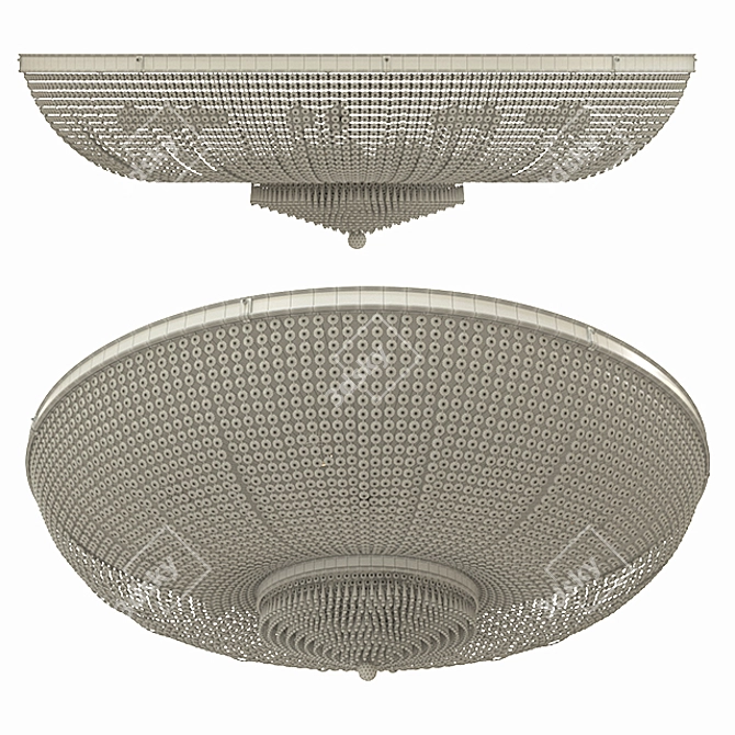 Elegant Wired Custom Lighting 3D model image 3