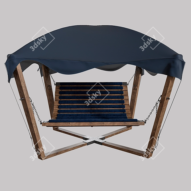 Convertible Garden Swing 3D model image 1