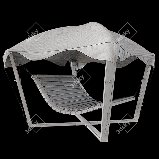 Convertible Garden Swing 3D model image 3