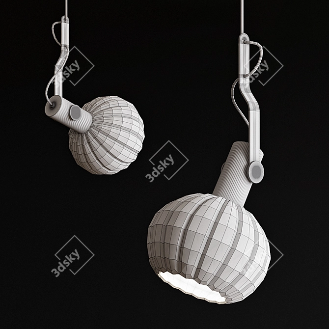 Sleek Suspension Light: Fleming 3D model image 2