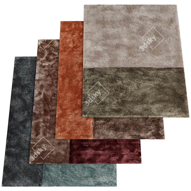 Luxury Plush Carpet, 48 3D model image 1