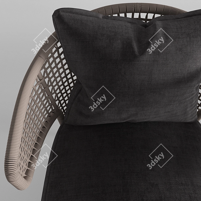 Luxury Aston Cord Sofa: Perfect for Close Ups 3D model image 2