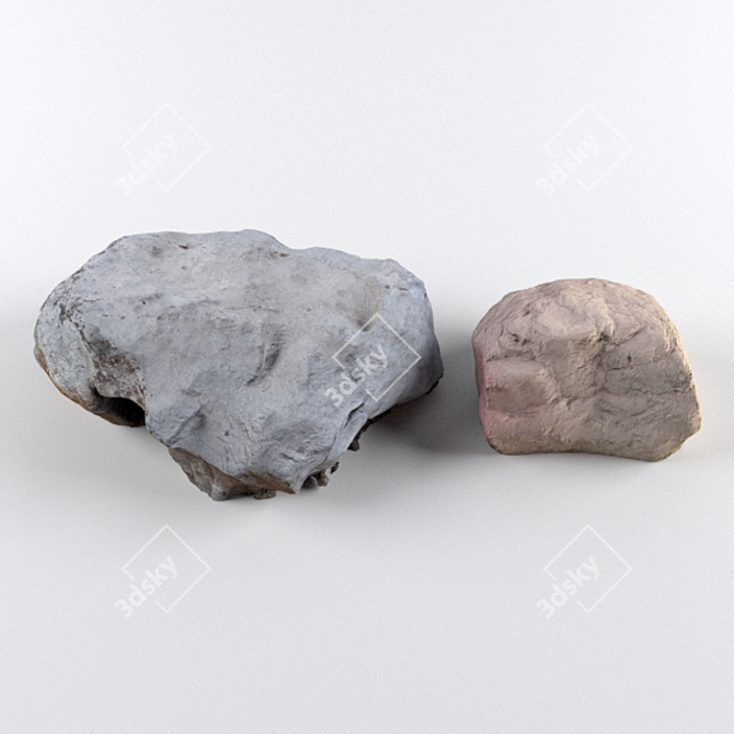 3D Rock Scanning Masterpiece 3D model image 1