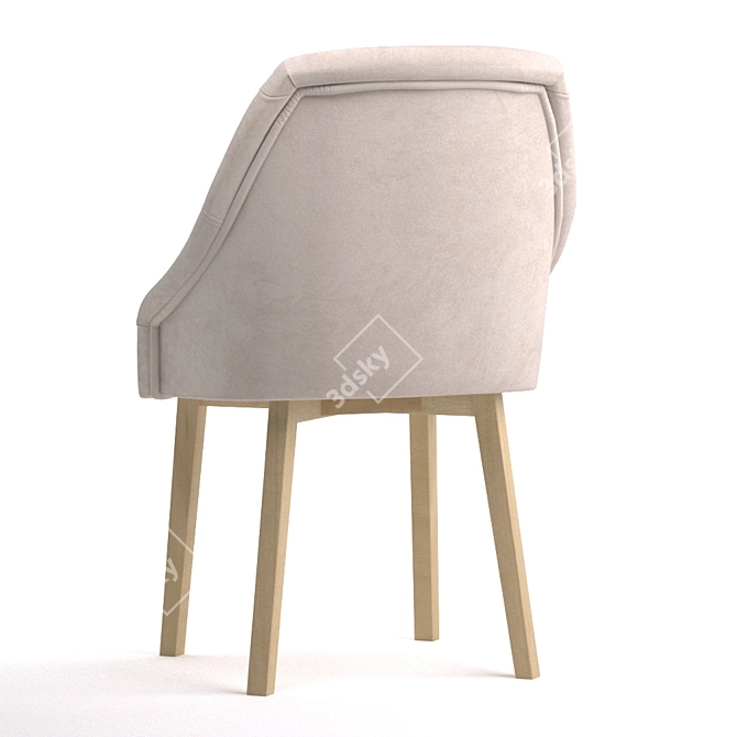 Modern Ergonomic Toledo Chair: Comfortable and Stylish 3D model image 2