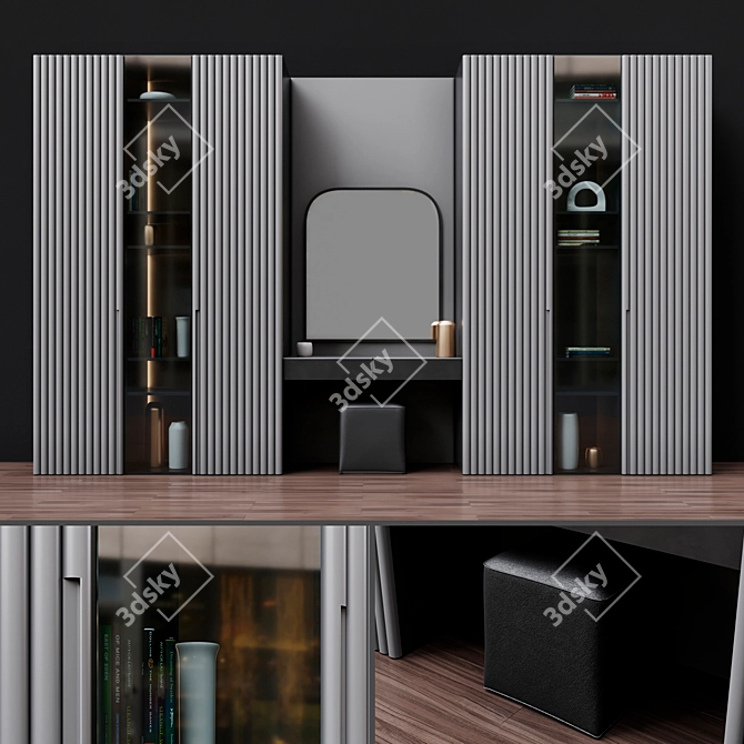 Elegant Modern Furniture Set 3D model image 1