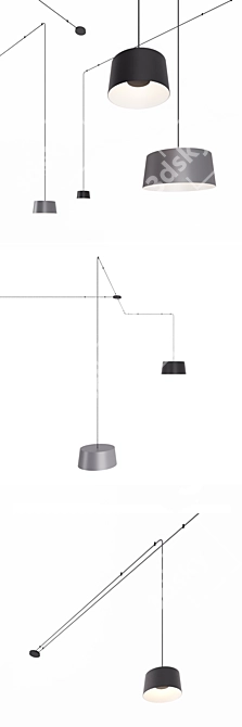 VIBIA TUBE: Versatile Illumination System 3D model image 2