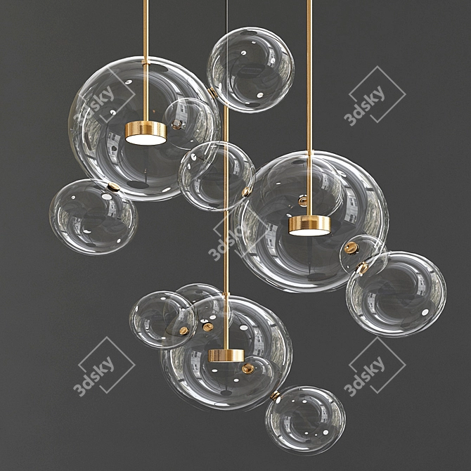 Exclusive Chandelier Collection: Elegant Lighting for Every Space 3D model image 3