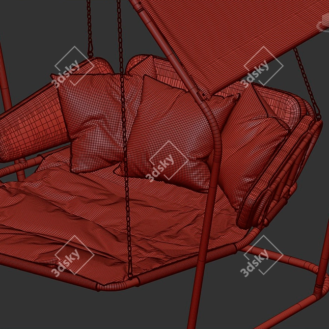 Diamond Lite Garden Swing 3D model image 3